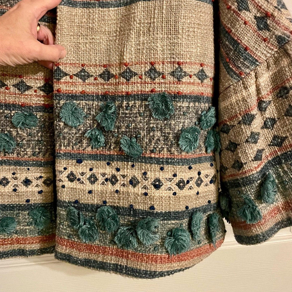 Tryb Women's Patterned Jacket. Size L - image 2